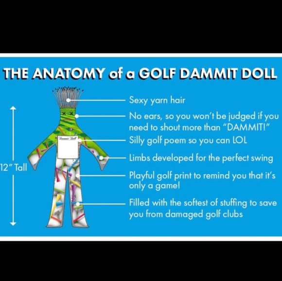 2017 DAMMIT SPORTS Plush DAMMIT DOLL Gag gift - Picture 6 of 6